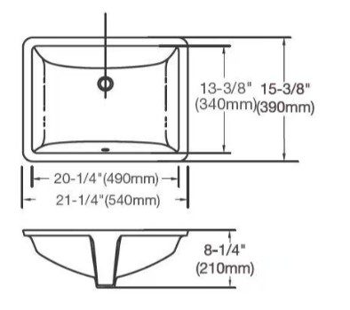 UB-825 Basin