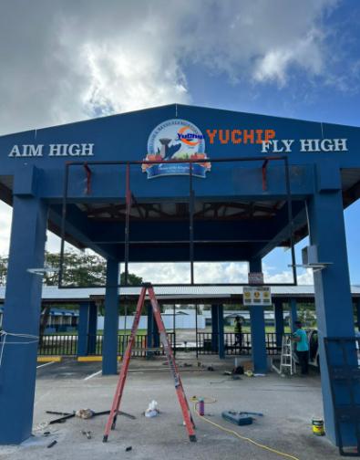 Installing Outdoor LED Display Structure 1