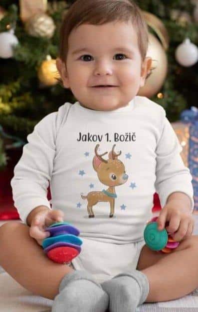 mockup of a baby wearing a long sleeved onesie on christmas m986 1 e1699564445675