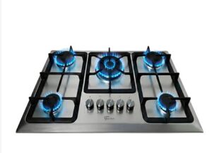 Fogão Cooktop De Embutir 5 Bocas A Gás Tripla Chama