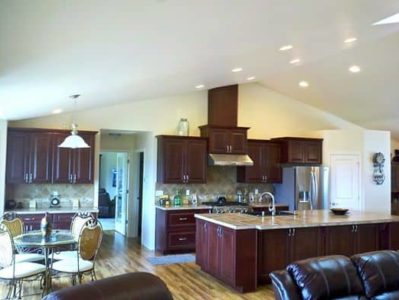 Kitchen and Dining room interior