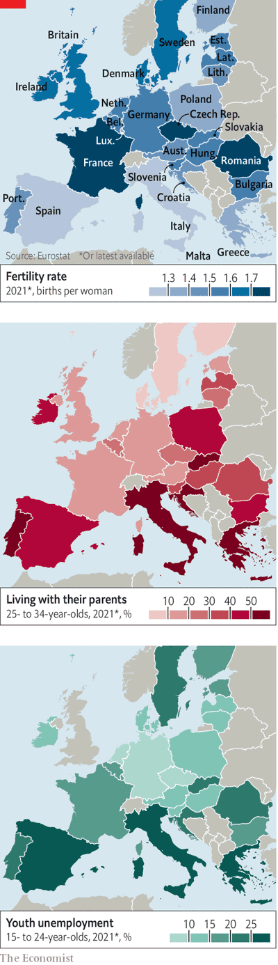 Natalidad en Europa 2022 - 2