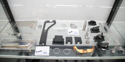 CNC machined parts display