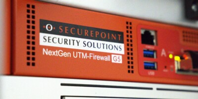 Securepoint IT-Sicherheits-Firewall zur Absicherung von Firmennetzwerken