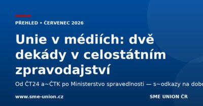 Unie v médiích: dvě dekády v celostátním zpravodajství — přehled s odkazy