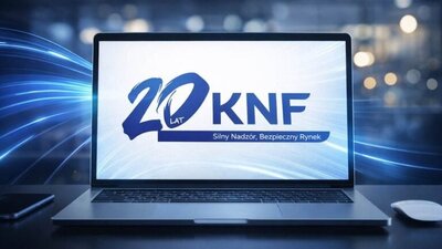 KNF, 20 lat, logo