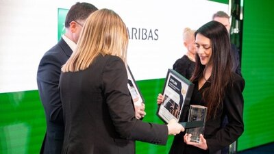 EFFA 2026. Anna Link z BNP Paribas Bank Polska odbiera nagrodę ZBP. Fot. M. Wagner