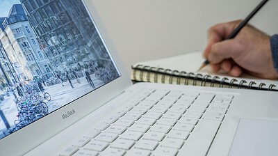 close up of man using mobile phone