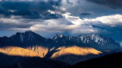 Sonnenuntergang im Himalaya