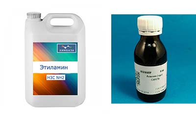Разница между Этиламином и Анилином