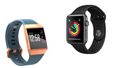Разница между Fitbit и Apple Watch