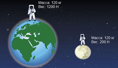 Разница между Массой и Весом