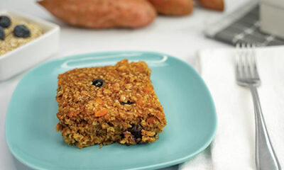 17696 VID Sweetpotato Blueberry Baked Oatmeal Intro Image