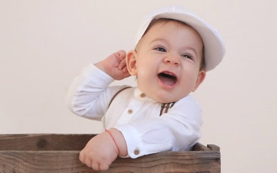 Samuel 8 Monate – Babyfotos & Familienfotos in Stuttgart