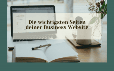 Diese Seiten sollt Deine Business Website haben!