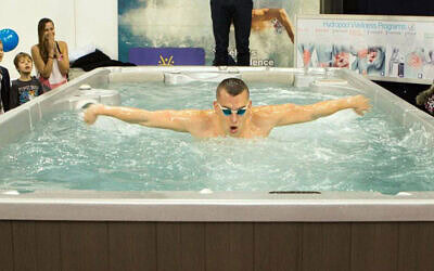 Hydropool, partenaire du champion LASZLO CSEH