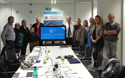 Platform meeting in Brussels with special guest Mher Hakobyan EDF officer