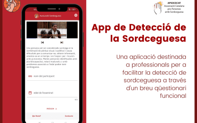 Deafblind Detector app: a new step towards early detection and better care for people with deafblindness