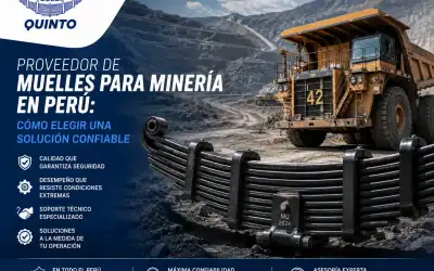 Proveedor de muelles para minería en Perú