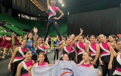 Στο βάθρο οι μαζορέτες του Ροδίων Άθλησις