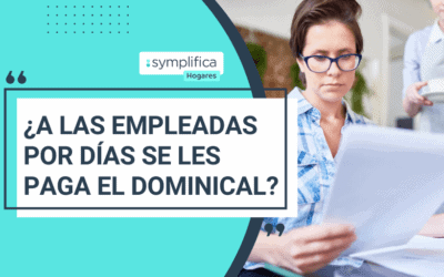 ¿A las empleadas por días se les paga el dominical?