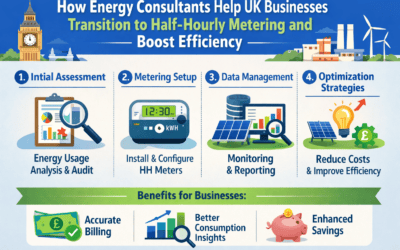 How Energy Consultants Help UK Businesses Transition to Half-Hourly Metering and Boost Efficiency