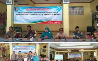 Musyawarah Desa Penyampaian Laporan Penyelenggaraan Pemerintahan Desa (LPPD) dan Laporan Keterangan Penyelenggaraan Pemerintahan Desa (LKPPD)