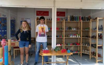 Visit to the stand of Albergue Covadonga at the International Trade Fair of Asturias in Gijón of 2017