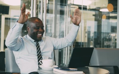 Happy Executive