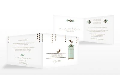 La tarjeta de invitación perfecta para tu boda de verano
