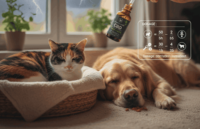 CBD et Stress de l&rsquo;Animal : Quel Dosage pour Apaiser l&rsquo;Anxiété de Séparation ?