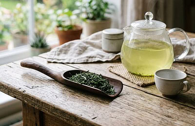 Thé Vert Bio : Les Vertus Détox, Énergie et Brûle-Graisse du Sencha au Gunpowder