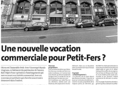 UNE NOUVELLE VOCATION COMMERCIALE POUR PETIT-FERS LE TELEGRAMME DU 12 JANVIER 2026