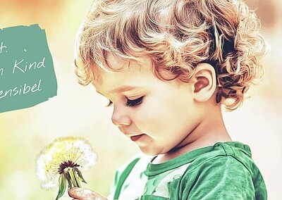 Test: Ist mein Kind hochsensibel, Kind mit Pusteblume