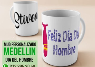 Mug dia del Hombre en Medellin