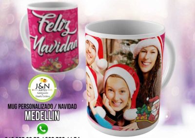 Mug Navidad en Medellin