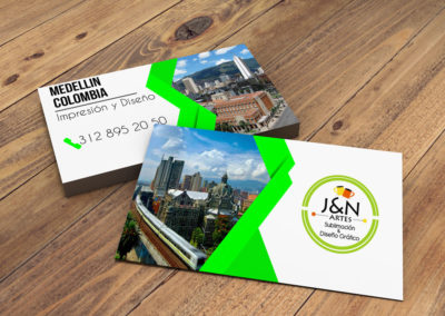 Tarjetas de presentacion Medellin