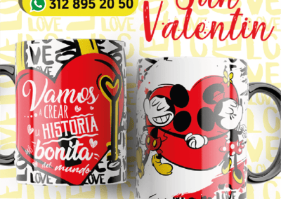 Mug amor y amistad parejas novios
