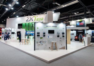 Diseño de stands Zkteco
