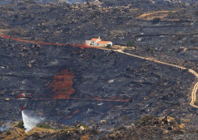 Las olas de calor encadenadas llevaron al extremo el riesgo de incendio en Los Gallardos