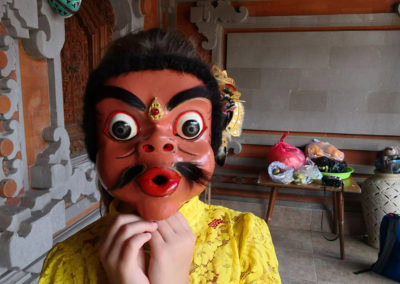 Mandara masque éco-tourisme indonésie