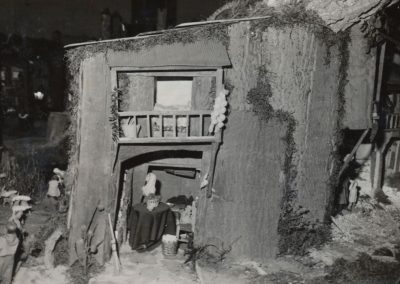 La casa de María en 1983.