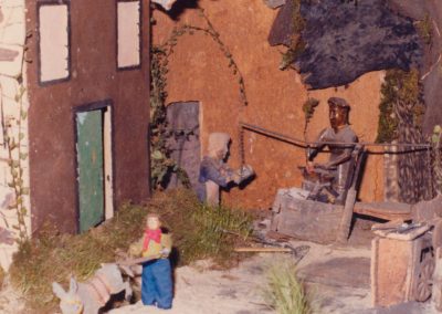 El herrero y su ayudante en 1982.