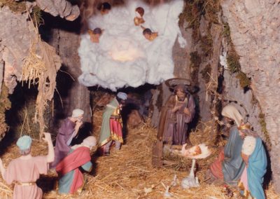 El portal de Belén en 1982.