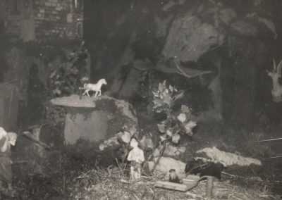 El trillo con la noria la fondo en 1978.