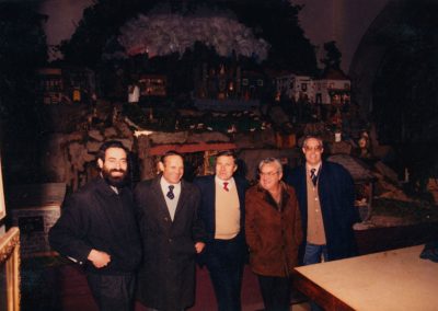 Pío, Ser, Gelo, Sevilla y José en 1988.