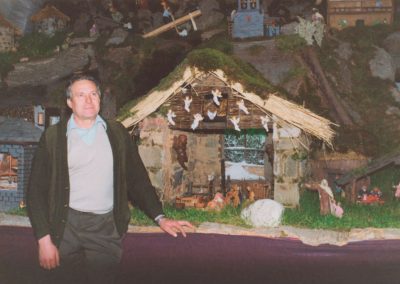 Gelo junto al portal en 1993.