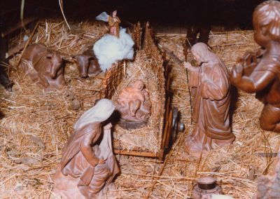 Pesebre del Niño en 1985.