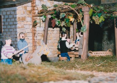 Arreando el burro en el 2000.