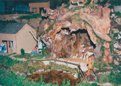 El lago al lado del portal en 1999.